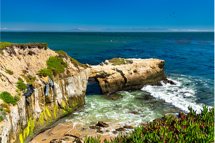 Natural Arch on the Beach at Santa, a Nature Photo by Leonid Andronov