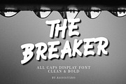 The Breaker is display font, a Slab Serif Font by Basnistudio (Thumbnail 1 of 5)