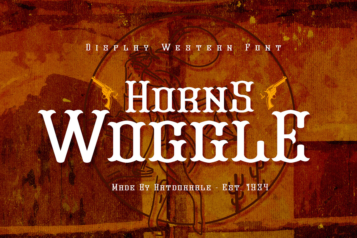 Horns Woggle, a Script Font by Artdorable (Photo 1 of 10)