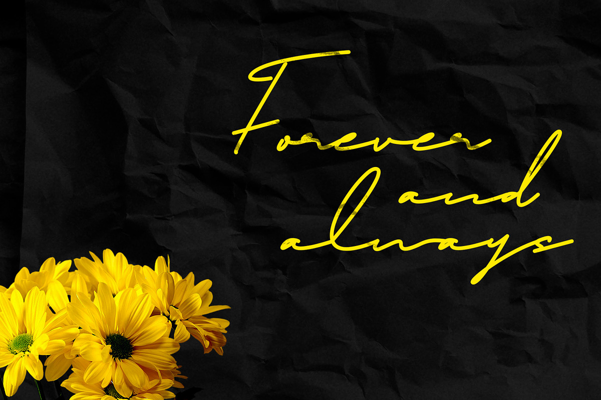 Fumatoss Font | Singleline Signature, a Script Font by Jadatype.id (Photo 7 of 8)