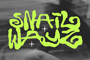 Shatoze - Experimental Graffiti Font, a Font by Typia Nesia (Thumbnail 6 of 11)