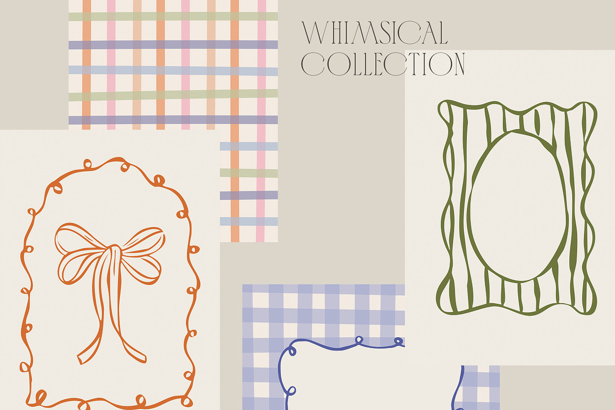 Whimsical Frames and Bows Part 2, an Object Graphic by DesignThatMatters (Photo 2 of 9)