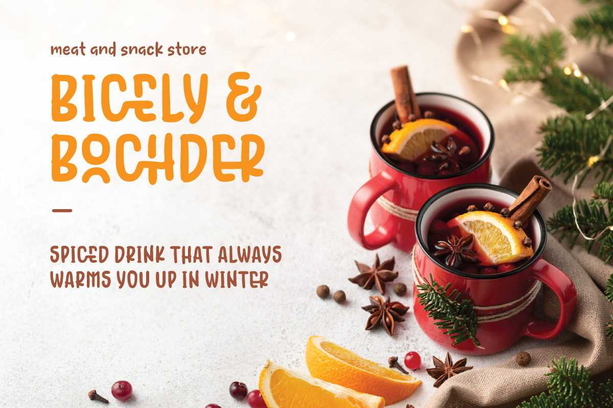 Chorun - Christmas Display Font, a Sans Serif Font by productype1 (Photo 6 of 10)