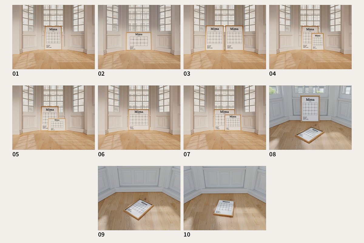 Scandinavian Frame Mockup Bundle, a Household Mockup by Bonumo (Photo 2 of 11)