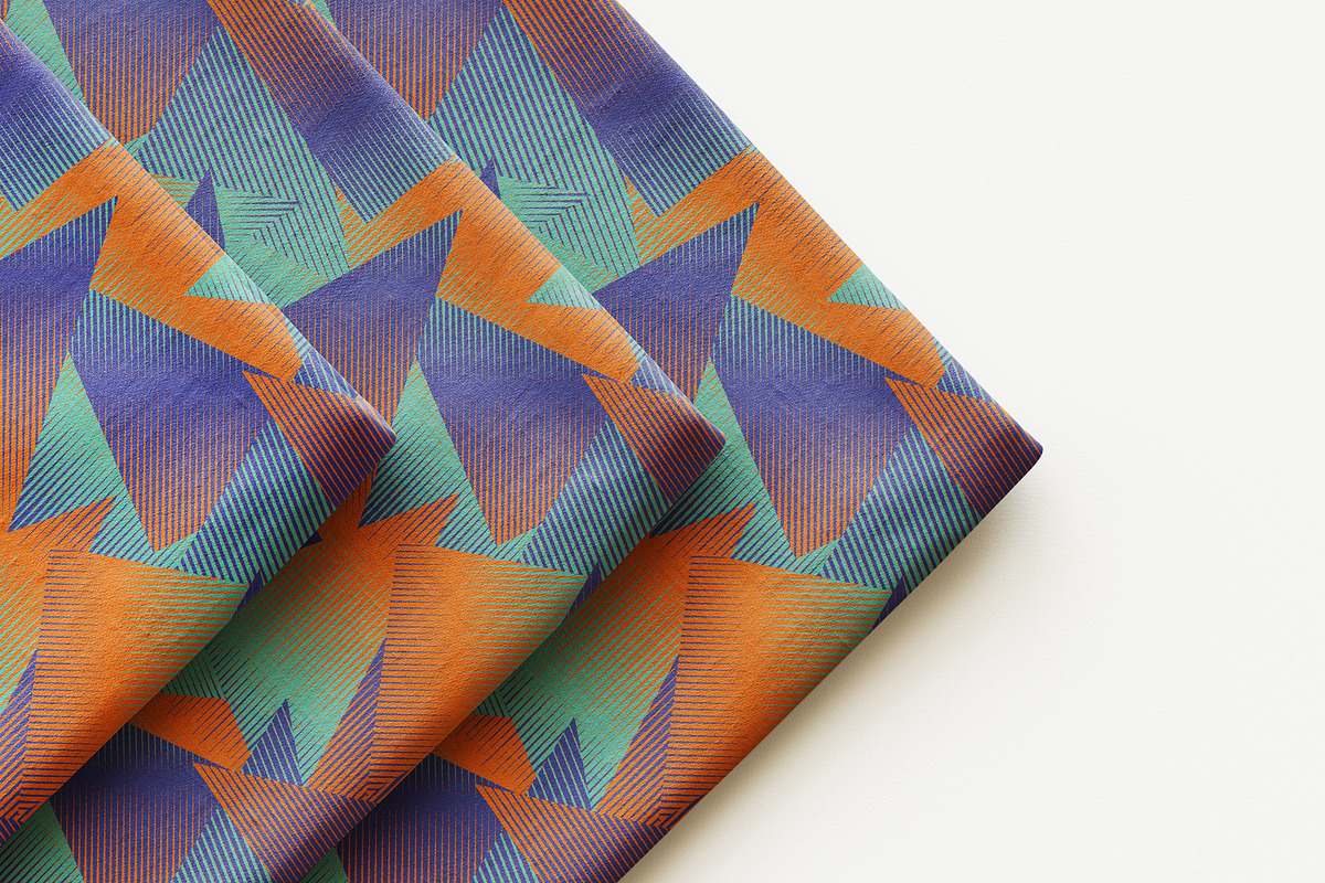 Abstract Triangle Geometric Pattern, a Pattern Graphic by StudioGlouna (Photo 4 of 9)