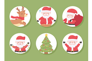 santa claus character, an Illustration by studiogstock