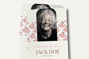 Funeral Program Template Set I Canva, an Invitation Template by The Social Stuff (Thumbnail 1 of 10)