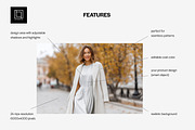 Fall Dress City Street Mockup PSD, a Shirt Mockup by 1001 mockups (Thumbnail 2 of 9)