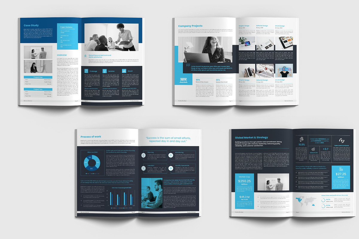 Company Profile Brochure Word, a Brochure Template by TheBrightGrap (Photo 7 of 11)