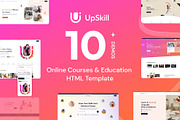 UpSkill — Education HTML Template, a HTML Template by CreativeLayerss (Thumbnail 1 of 3)