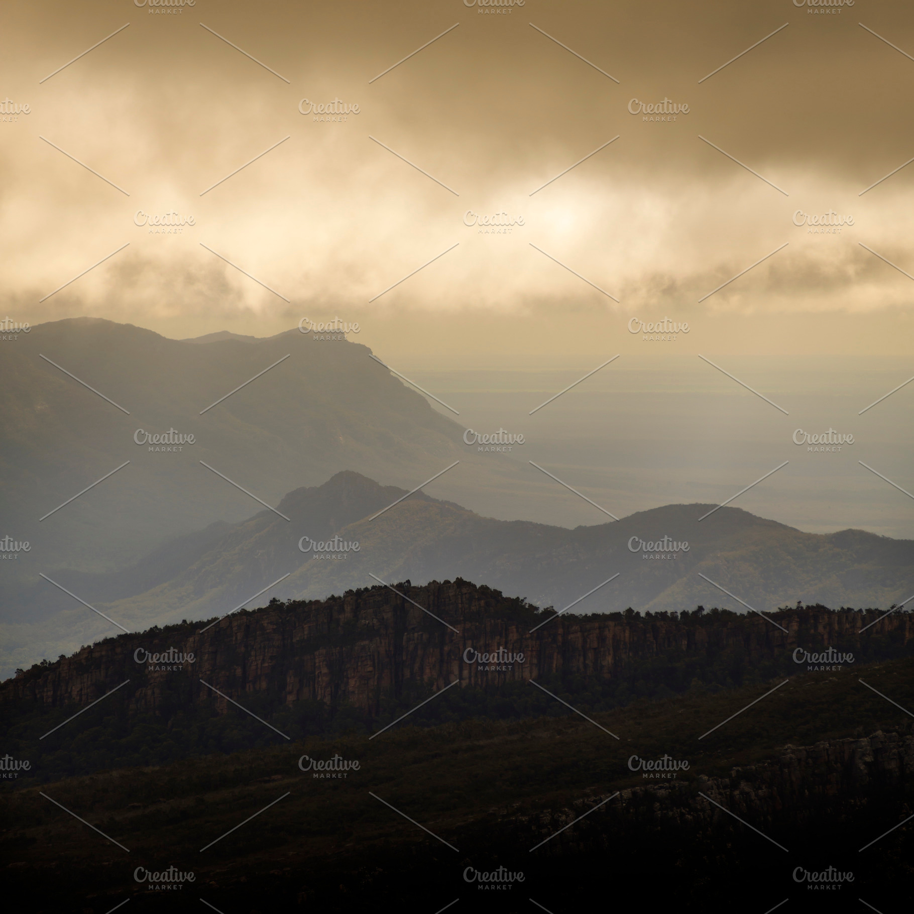 Mountain Ridges, a Nature Photo by THP Creative