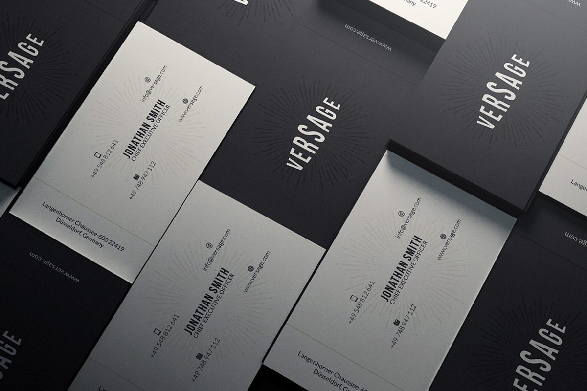 Simple Elegant Business Card, a Business Card Template by Marvel (Photo 1 of 5)