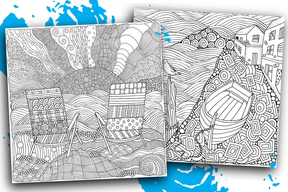 Seascapes black and white, an Object Illustration by ImHope (Photo 8 of 9)