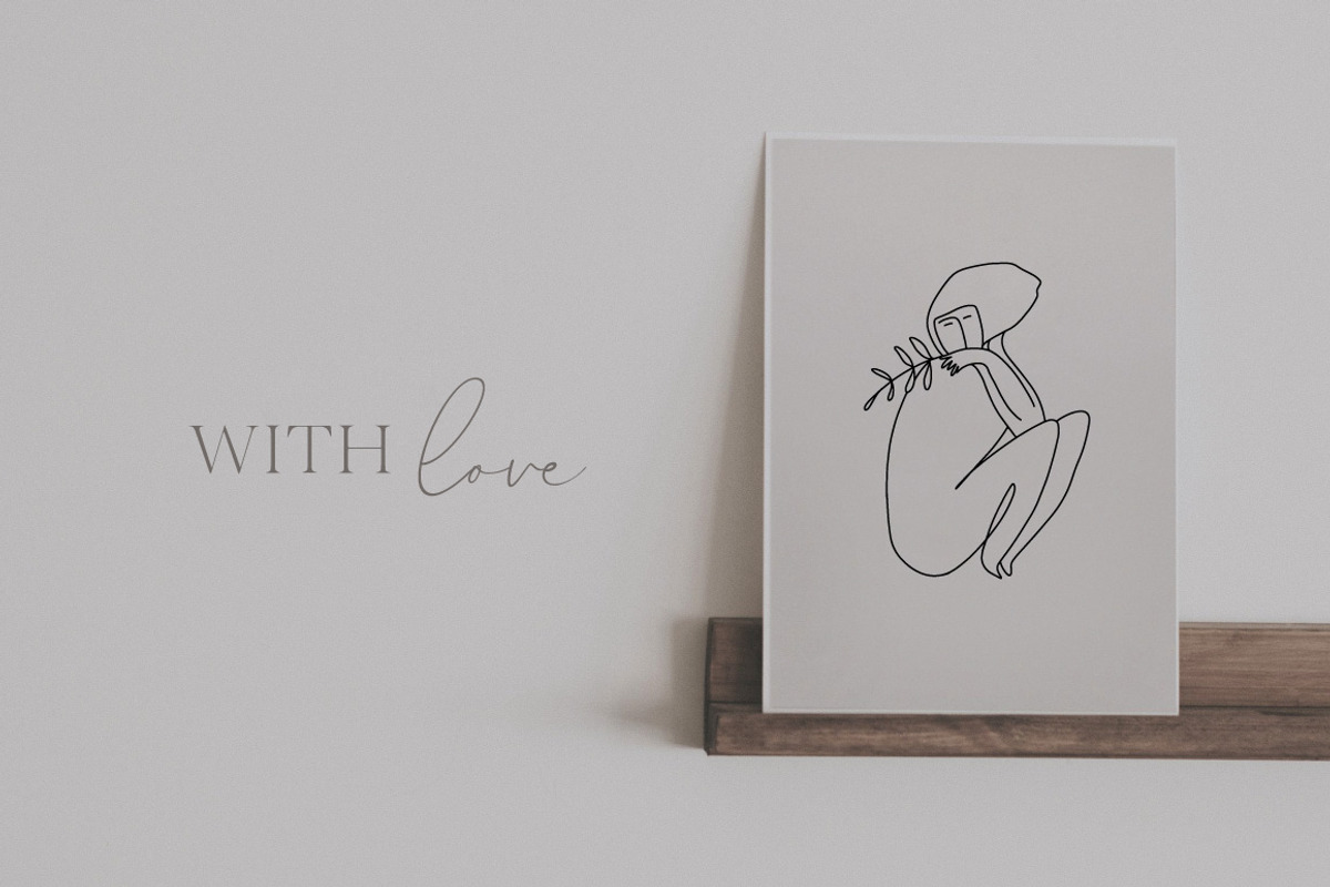 Sanrossi Sonata Duo, a Script Font by Digital Hustler (Photo 10 of 13)