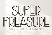 Super Preasure | Script Font, a Script Font by Scratchones (Thumbnail 1 of 8)