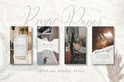 ANIMATED Rustic Paper Instagram Pack, a Social Media Template by Eviory (Thumbnail 7 of 14)