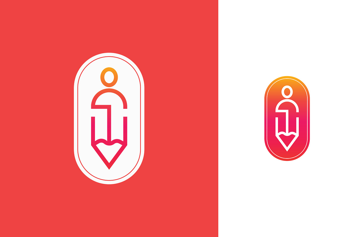 Education modern minimal logo, a Branding & Logo Template by Your Choice Art