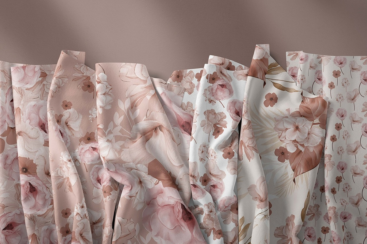 Earthy Florals Pattern and Graphic, a Pattern Graphic by Madebyia (Photo 13 of 15)