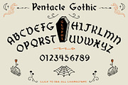 Pentacle Font, a Blackletter Font by Design Surplus (Thumbnail 2 of 6)