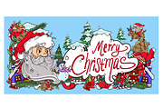 Christmas Greeting Card Illustration, a Decorative Illustration by singpentinkhappy (Thumbnail 8 of 10)