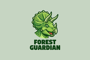 Forest Mascot Cartoon Logo