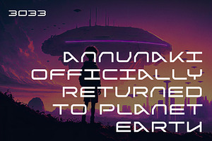 Stardock - Futuristic Typeface