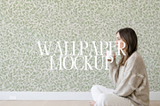 Wallpaper Mockup With Person, a Mockup by First Impression Mockups (Thumbnail 1 of 4)
