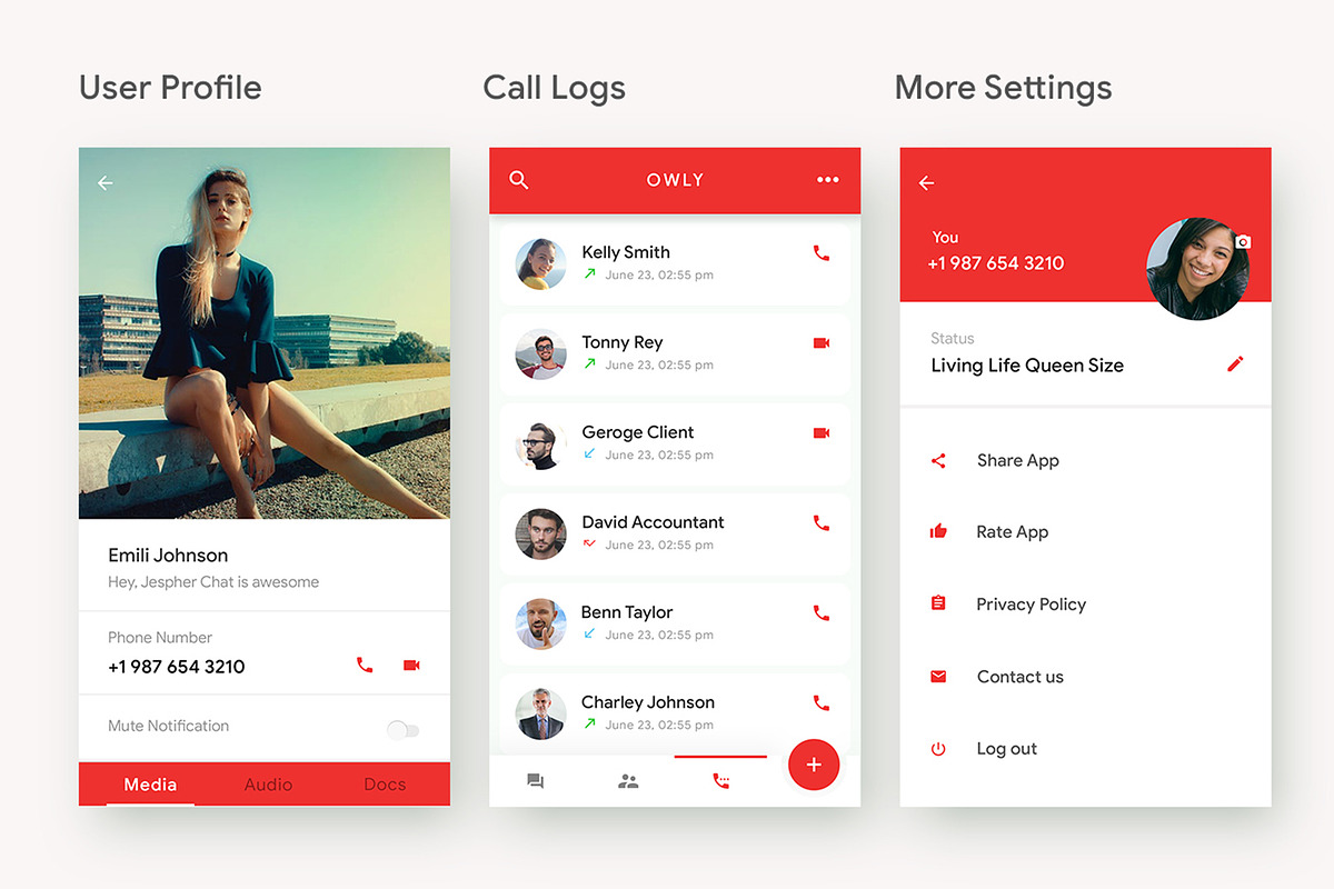 Modern Chatting App | Owly preview 3