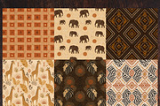 African Seamless Digital Papers, a Pattern Graphic by LA Design (Thumbnail 3 of 10)