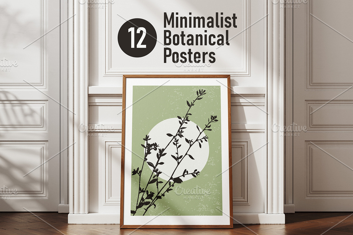 Minimalist Plant Printable Wall Art, a Background Graphic by C Design Studio (Photo 1 of 6)