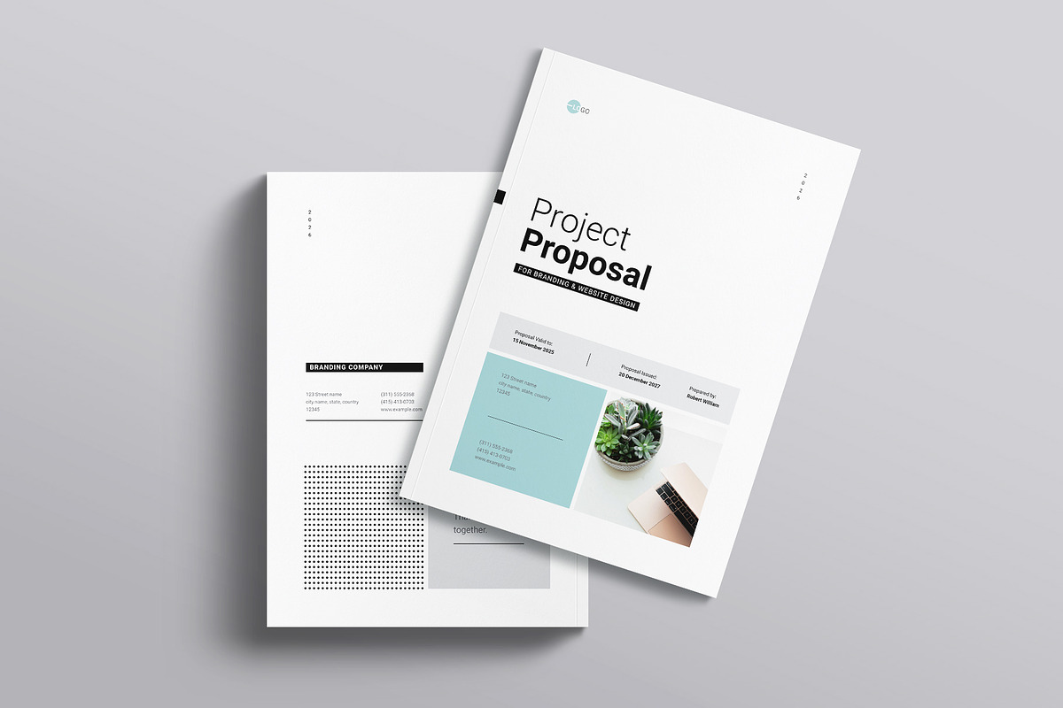 Project Proposal Template | CANVA, a Brochure Template by ArtisanaAura (Photo 9 of 10)