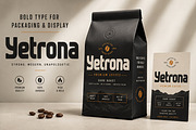 Yetrona - Bold Display Typeface, a Sans Serif Font by Wow Magic (Thumbnail 2 of 4)