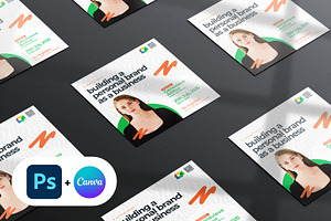 Seminar Digital Flyer | Canva & PSD, a Social Media Template by Vintage Impressions