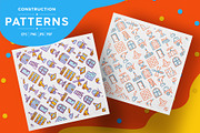 Construction Patterns Collection, a Pattern Graphic by Alex Blogoodf (Thumbnail 1 of 9)