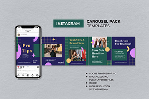 Green Fashion Instagram Carousel, a Social Media Template by UICreative