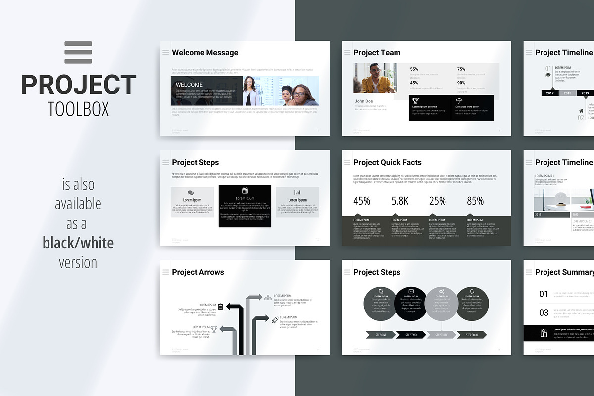 Project Presentation Template, a Presentation Template by AdrianDragne (Photo 10 of 10)