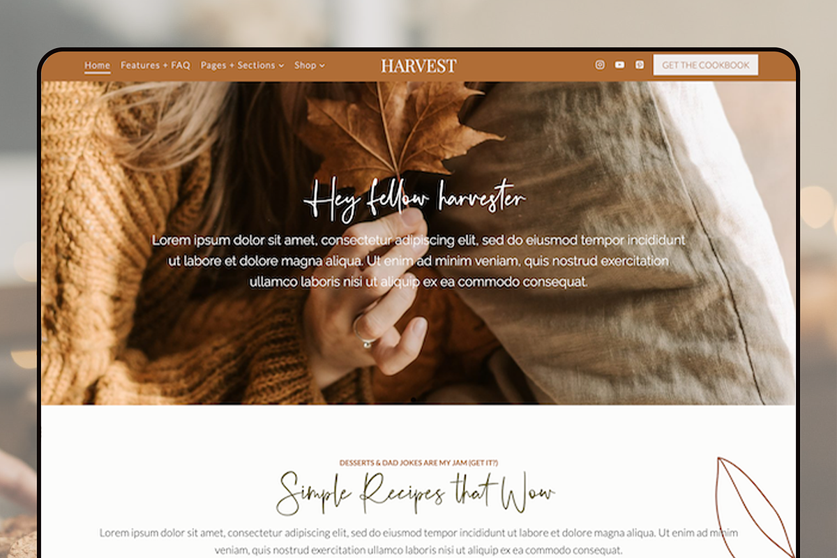 Harvest | WordPress Blog Theme, a WordPress Template by Gadabout Studio (Photo 1 of 2)