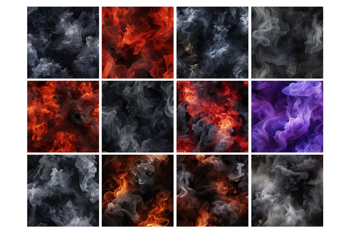Smoke Texture Seamless Pattern, a Pattern Graphic by Forhadx5 (Photo 5 of 8)