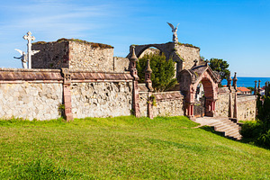 Old cemetery and church, Comillas, a Photo by saiko3p