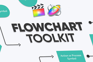 Flowchart Toolkit For FCPX and Apple, a Templates & Theme by Poly Artboard