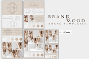 Aesthetic Brand Board Template Canva, a Stationery Template by BRANDcontent (Thumbnail 1 of 6)