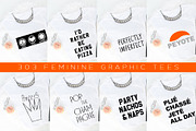 Big Bundle-Feminine Graphic Tees, a Background Graphic by iloladesign (Thumbnail 28 of 36)