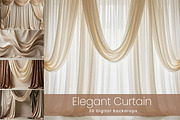 Elegant Curtain Digital Backdrop, a Background Graphic by 3Motional (Thumbnail 1 of 19)