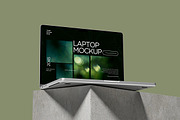 Realistic Laptop Mockup, a Mac Mockup by SimpangGraphics (Thumbnail 3 of 5)