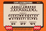 Funky Whimsy Typeface, a Sans Serif Font by alit design (Thumbnail 15 of 17)
