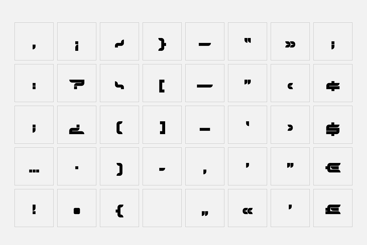 Kirin - y2k font, a Font by SelfBuild Type (Photo 14 of 15)
