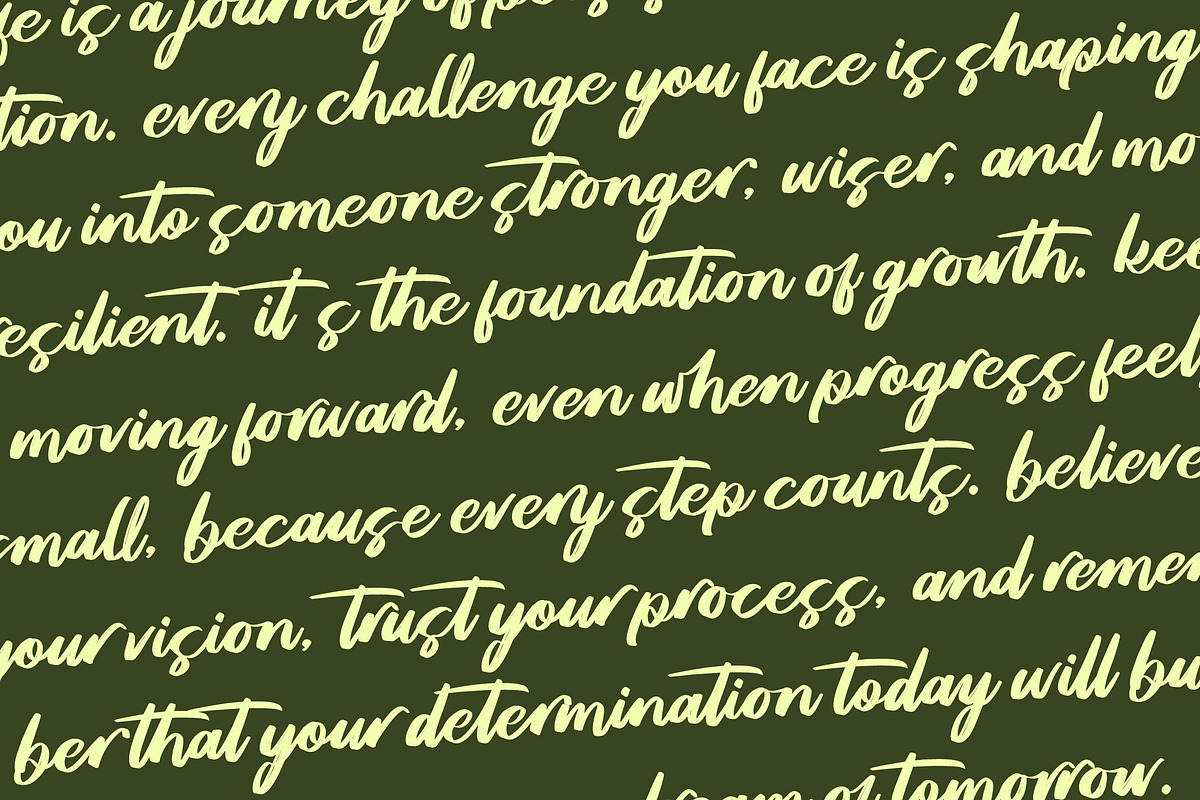Breatheasy Modern Brush Font Type, a Script Font by Letterena Studios Script (Photo 9 of 15)