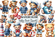 Cute Sailor Teddy Bear Clipart, an Illustration by Rose Art (Thumbnail 1 of 7)