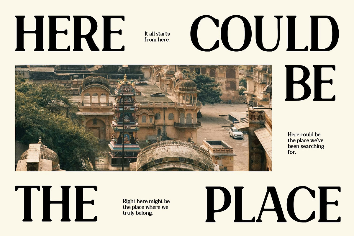 Heidan Blur, a Serif Font by Craft Supply Co. (Photo 2 of 8)