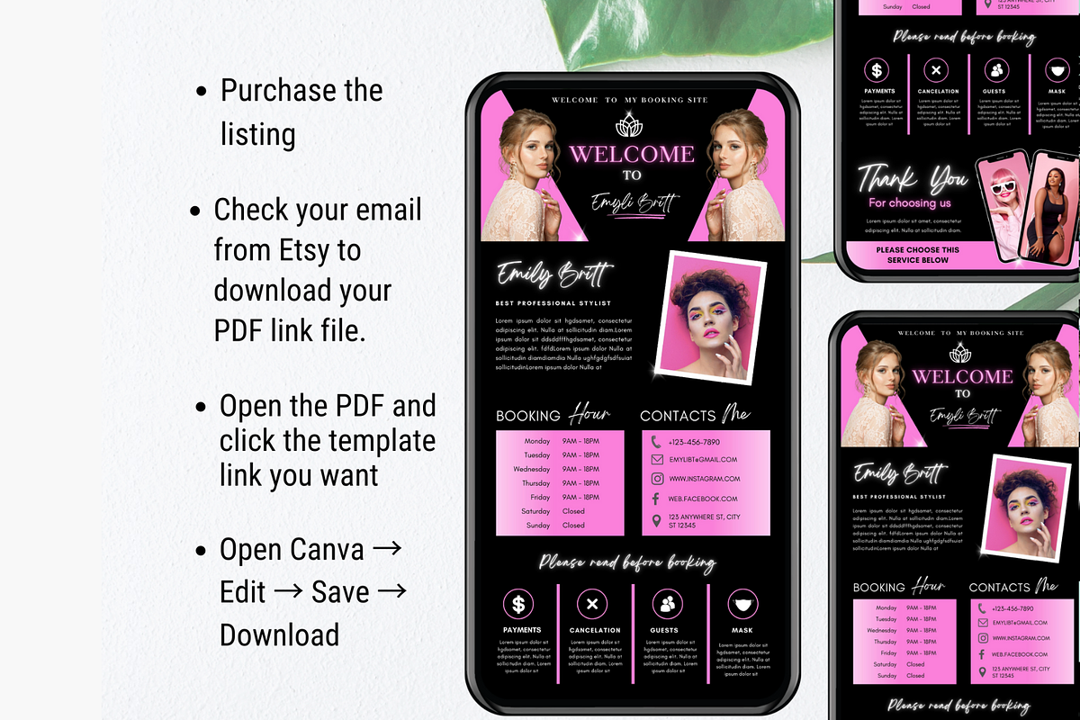 Acuity Scheduling Template, a Templates & Theme by TimCanvaTemplate (Photo 4 of 5)